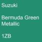 Preview: Suzuki, Bermuda Green Metallic, 1ZB.